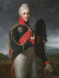 Retrato de Arkadi Alexandrovich Suvorov 1784-1811, Conde Rymniksky, 1805