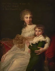 Retrato da Sra. Henry Drummond com o seu filho, Henry (óleo sobre tela)