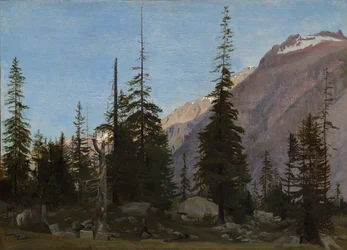 Paisagem alpina: The Handegg, Suíça