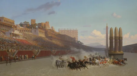 Corrida de bigas, 1876.