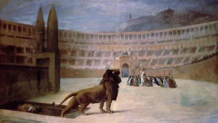 A última oração dos mártires cristãos. Pintura de Jean-Leon Gerome (Jean Leon Gerome