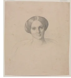 Cabeça de retrato de uma mulher