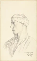 Retrato de um Fellah egípcio
