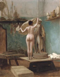O fim da sessão, c. 1896