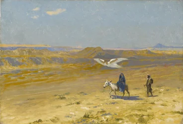 A fuga para o Egito, década de 1890.