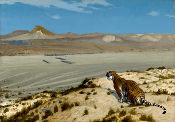 Tiger on the Watch, c.1888 (óleo sobre tela)