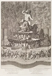 Fonte com Cupido por Gaspar Marcy em Versalhes, 1676
