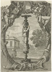 Porta-vela
Portadores de velas em molduras ornamentais (título da série)