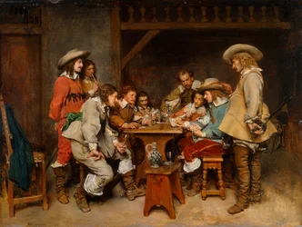 "Inocentes e afiadores de cartões", 1861