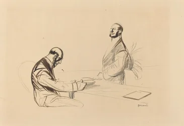 Na Conferência, c. 1919.
