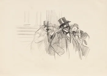 Na Bolsa de Valores, c.1900 (litografia)