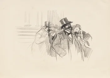 Na Bolsa de Valores, c. 1900.