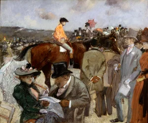 Corrida de cavalos, 1888.