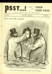 Ilustração de Jean-Louis Forain (1852-1931) em Psst...!