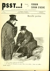 Ilustração de Jean-Louis Forain (1852-1931) em Psst...!