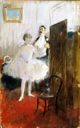 O camarim, c.1890 (pastel e guache sobre papel)