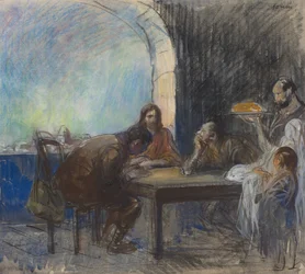 A Ceia em Emaús, possivelmente c. 19121913.