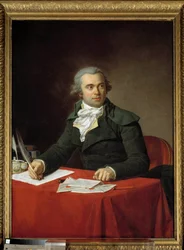 Retrato do Ministro do Interior Jules Francois Pare (1755-1819) de 1793 a 1794 Pintura de Jean Louis Laneuville (1748-1826) 1793 Paris, Musee Carnavalet