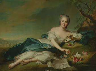 Retrato de Henrietta em Flora, 1742