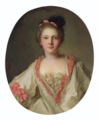 Retrato de Marie-Thérèse Geoffrin 1715-1791, Marquesa de la Ferté-Imbault, 1739.