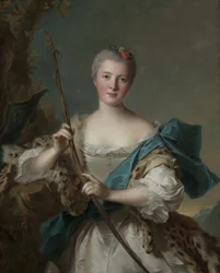 Retrato de uma mulher como Diana, 1752