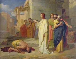Jesus cura o leproso, 1864