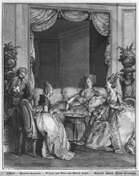 Não tenha medo do meu bom amigo, gravado por Isidore Stanislas Helman (1749-1809) 1776