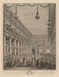 A festa real no Hôtel de Ville, 21 de janeiro de 1782.