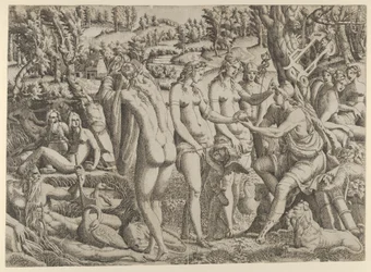O Julgamento de Paris, 1535-55.