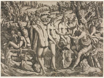 O Julgamento de Paris, c. 1545