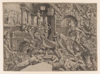 The Sack of Troy, 1535-55.
