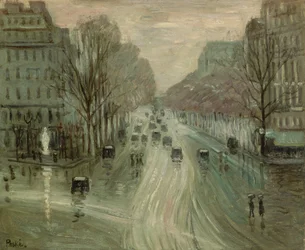 Paris debaixo de neve