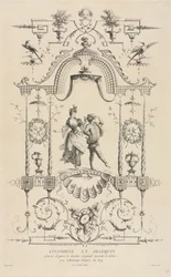 Colombina e Arlequim.