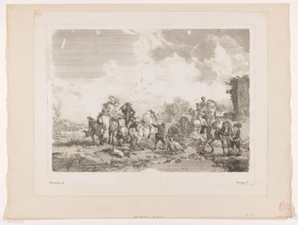 Festa de caça em repouso perto de uma fonte
La Fontaine de Venus
Impressões após pinturas de Philips Wouwerman (título da série)
Oeuvres de Ph.pe Wouwermans Hollandois (título da série)