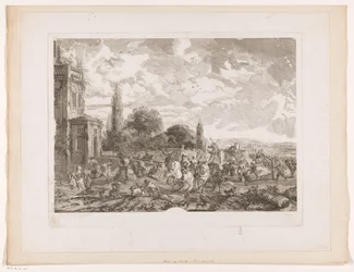 Partida de um grupo de caça em frente de uma casa
Partie de Chasse pour le Vol
Impressões após pinturas de Philips Wouwerman (título da série)
Oeuvres de Ph.pe Wouwermans Hollandois (título da série)