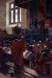 Anne du Bourg e Henrique II no Parlamento de Paris, 10 de junho de 1559, 1893