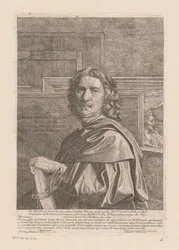 Retrato de Nicolas Poussin