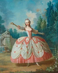 Retrato de Barbara Campanini 1721-1799, conhecida como La Barbarina, 1721