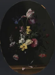Um vaso de flores