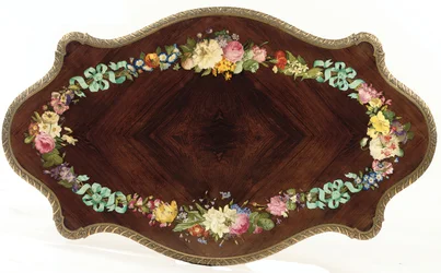 Mesa central Napoleão III, c.1856 (pau-rosa e esmalte) (ver também 476434 e 476436)