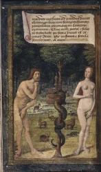 Adão e Eva de Bastard Letters, ca 1490-1510