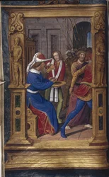 Pilatos lava as mãos de Bastard Letters, ca 1490-1510