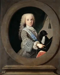 Luis Antonio Jaime da Espanha 1727-1785, o Cardeal Infante, 1731.
