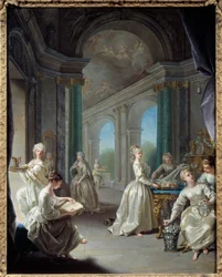 Virgens modernas. Pintura de Jean Raoux (1677 - 1734)
