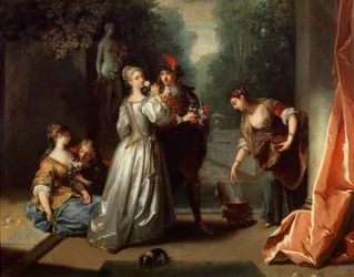 Cheiro da série Os Cinco Sentidos, final da década de 1720 ou início da década de 1730.