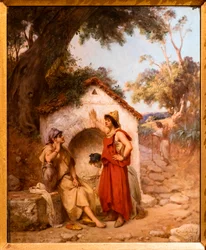 Mulheres argelinas à volta da fonte