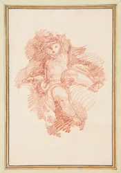 Putto sentado