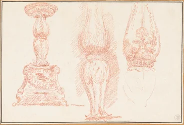 Estudo de balaústres e candelabros