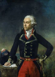 Charles-François du Perier Dumouriez (1739-1823) depois de uma pintura de Jean Antoine Houdon, 1834