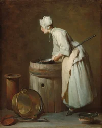 A empregada de cozinha